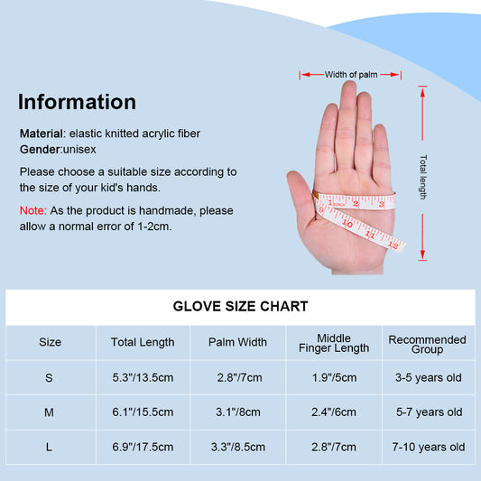 3 Pairs Kids Gloves for Winter Gloves for Boys Girls Touchscreen Gloves Sports Gloves for Kids Aged 6-8 Years Old - Black Gray & Navy