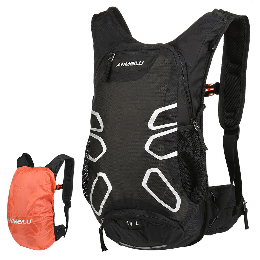 Vbiger 15L Hydration Backpack Splash-proof Cycling Backpack Lightweight Outdoor Daypack