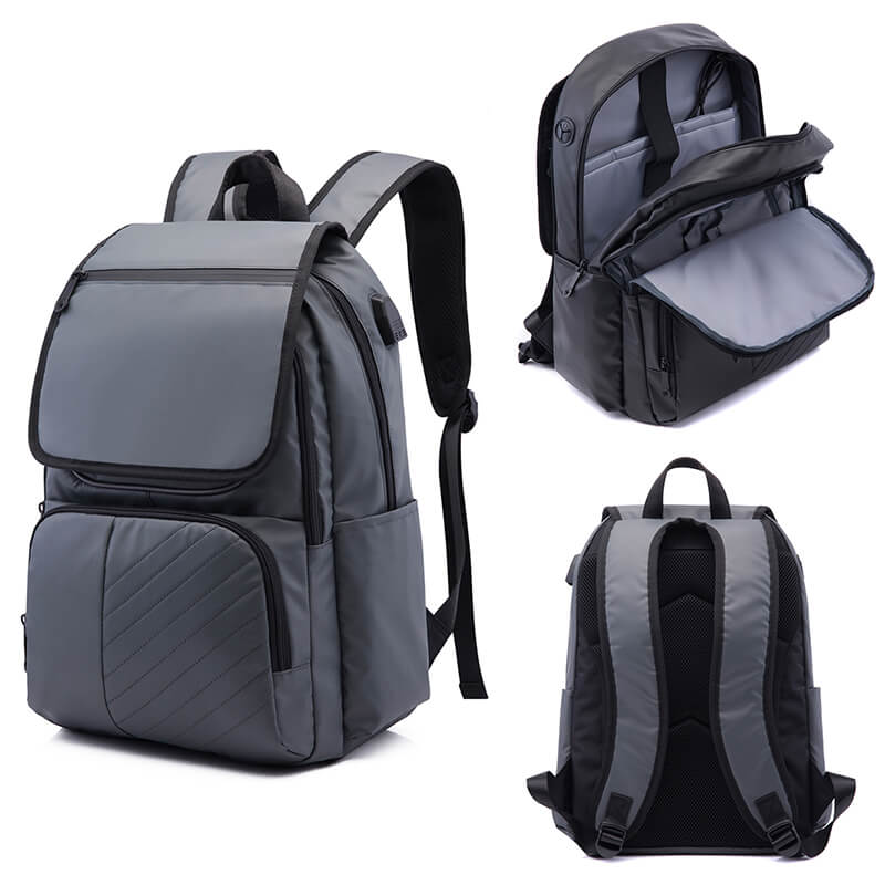 Vbiger Travel Backpacks Laptop Shoulder Backpack School Bag with USB Charging Port, Black