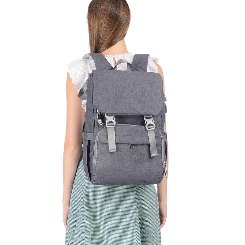 Vbiger USB Diaper Bag Large-capacity Backpack Travel Bag