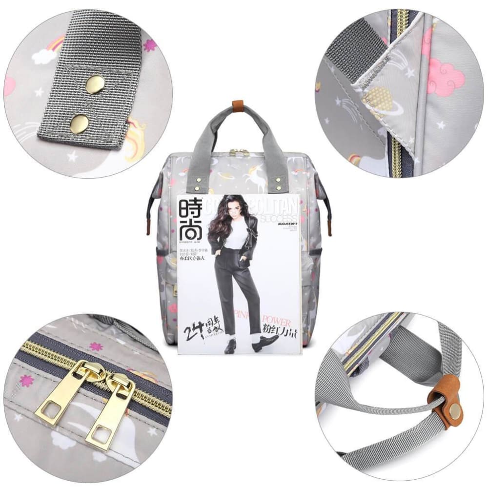 Vbiger Large-capacity Nursing Backpack Travel Shoulders Bag for Mommy and Student - Backpacks