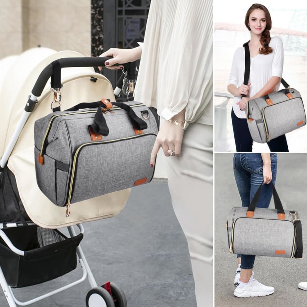 Vbiger Large Nappy Tote Bag Maternity Diaper Shoulder Bag Insulated Bag for Mom Dad - Backpacks