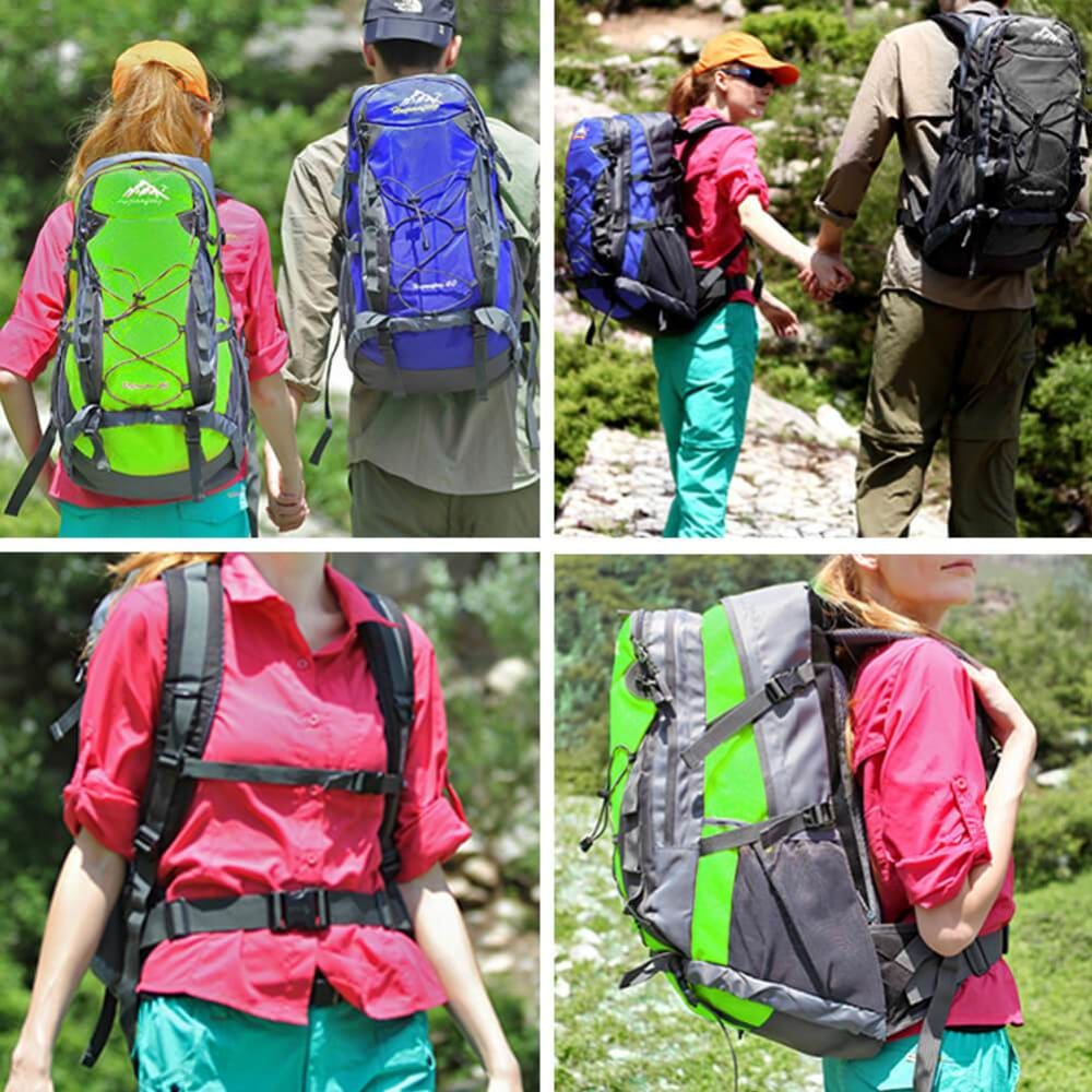 Vbiger Lightweight 40L Outdoor Splash-proof Nylon Backpack Travel Daypack Men & Women Hiking/Mountain Rucksack - Backpacks