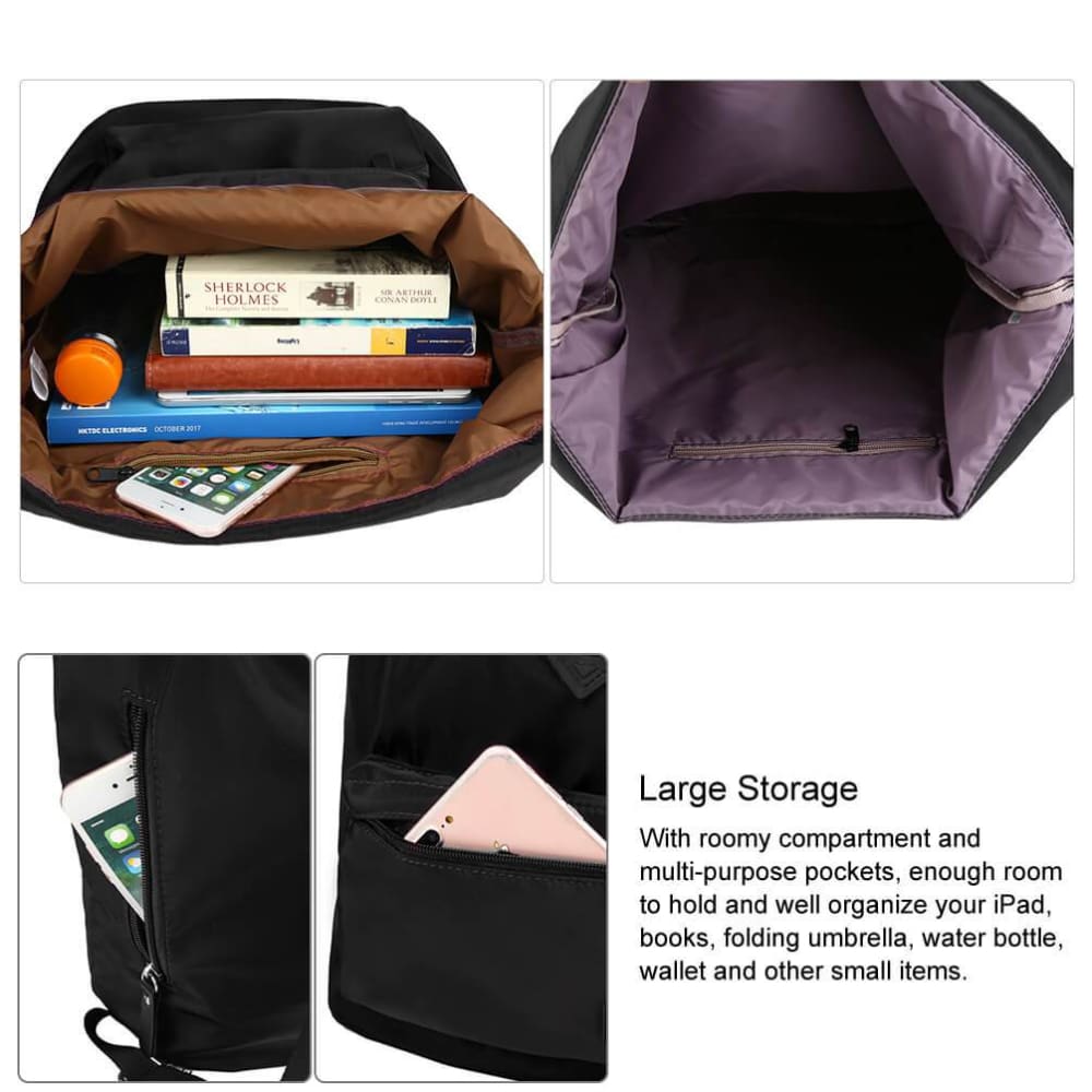 Vbiger Men and Women Drawstring Backpack Chic Classic Travel Drawstring Bag - Backpacks