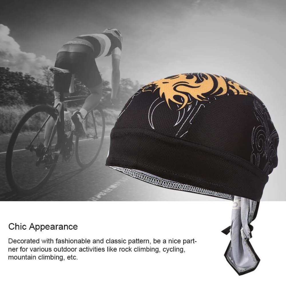 Vbiger Men Women Sports Skull Cap Lightweight Bandana Headwrap Quick-dry Riding Beanie Hat Chic Cycling Cap Portable Running Beanie with