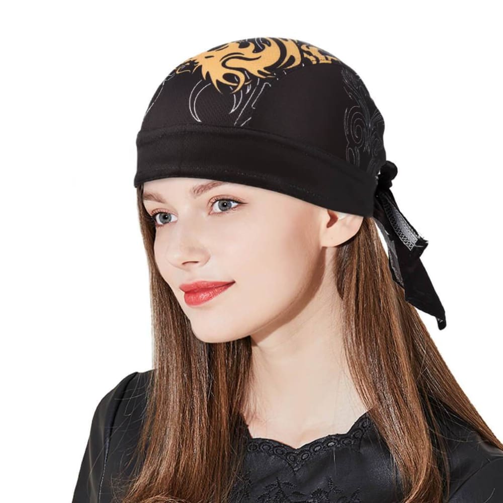 Vbiger Men Women Sports Skull Cap Lightweight Bandana Headwrap Quick-dry Riding Beanie Hat Chic Cycling Cap Portable Running Beanie with