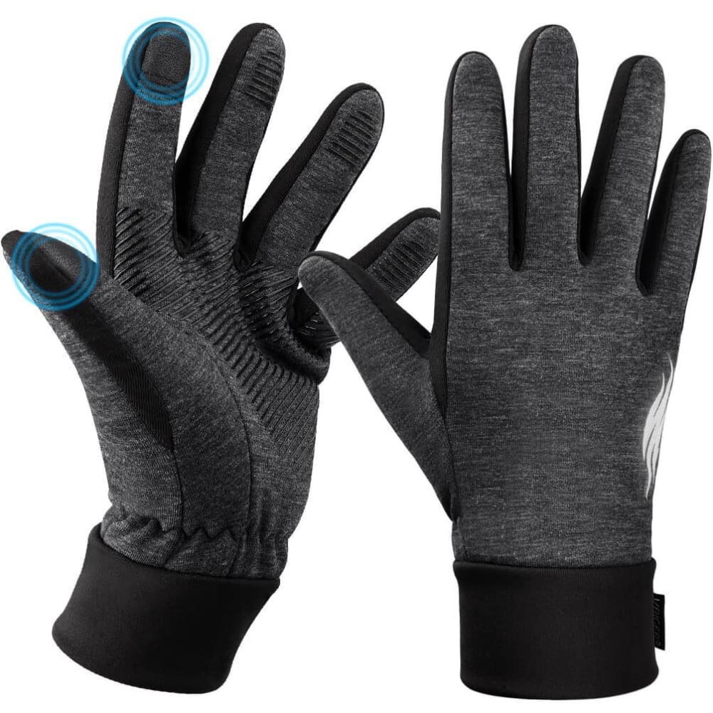 Vbiger Thickened Winter Gloves Warm Touch Screen Gloves Anti-slip Cycling Gloves - Gloves