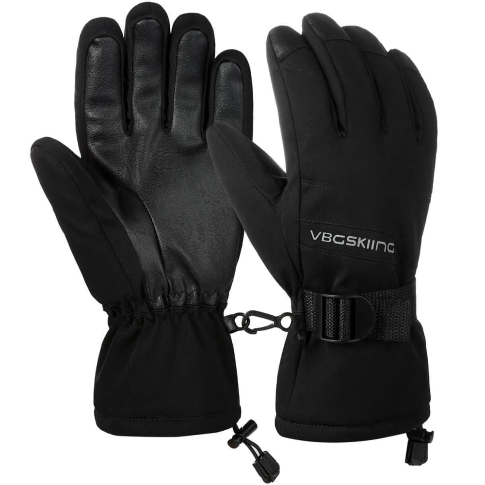 Vbiger Windproof Ski Thickened Winter Gloves Warm Splash-proof Sports Gloves - Gloves