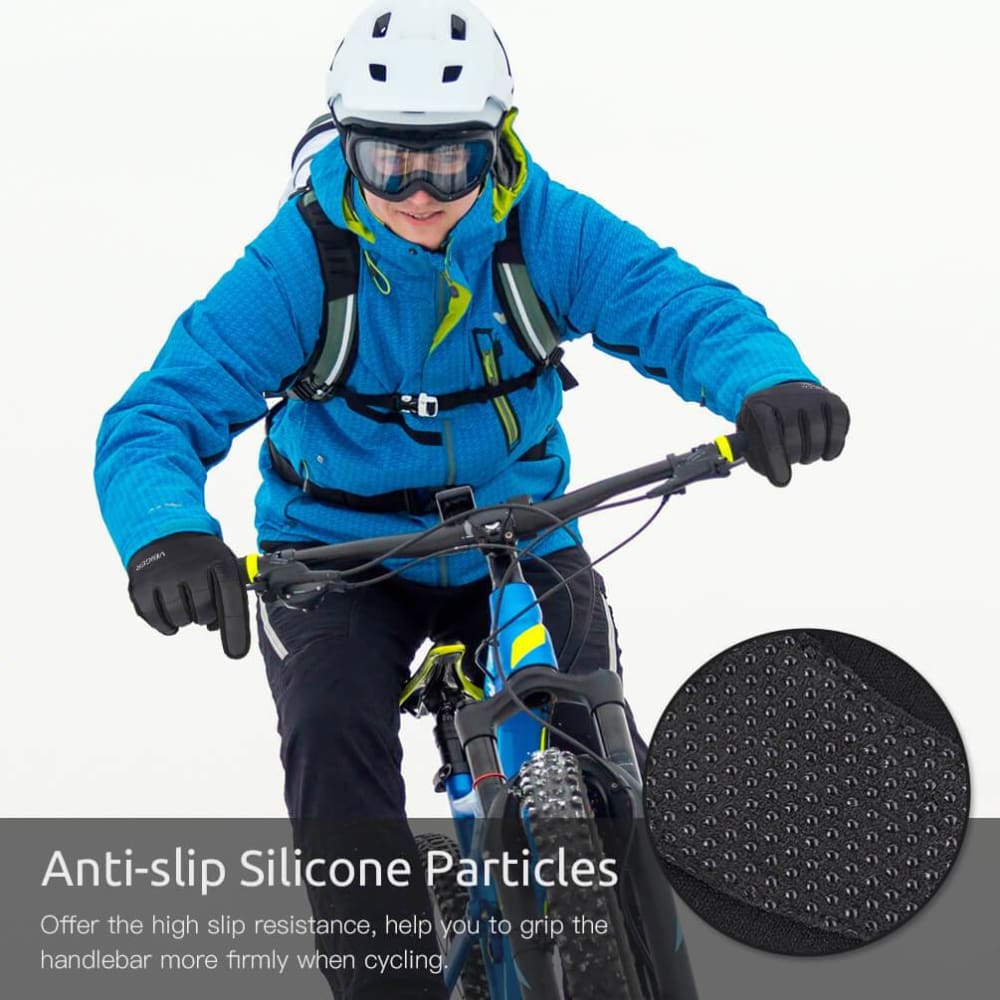 Vbiger Winter Gloves Touch Screen Gloves Anti-slip Cycling Gloves Sport Gloves - Gloves