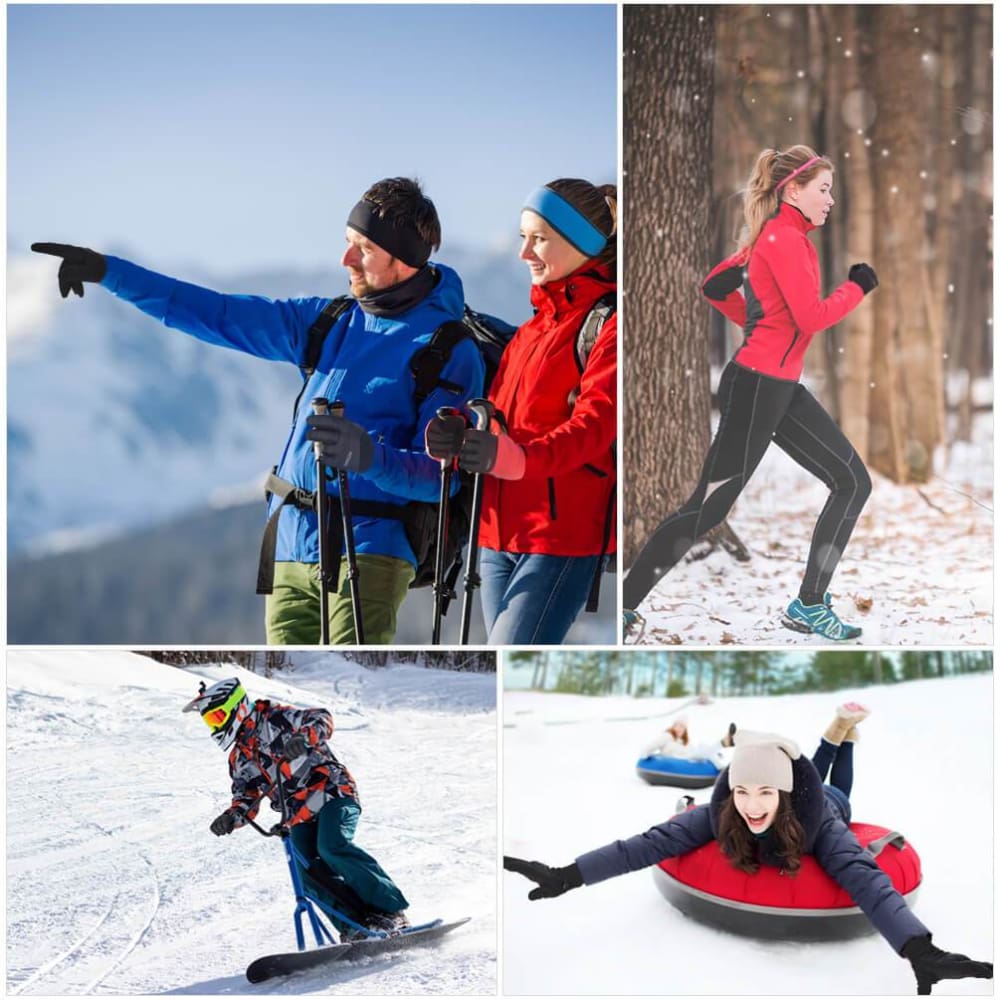 Vbiger Winter Gloves Touch Screen Gloves Anti-slip Cycling Gloves Sport Gloves - Gloves