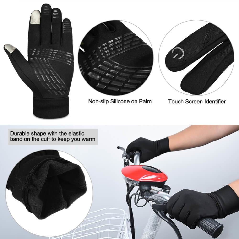 Vbiger Winter Warm Gloves Professional Touch Screen Gloves Winter Sport Gloves for Men and Women - Gloves