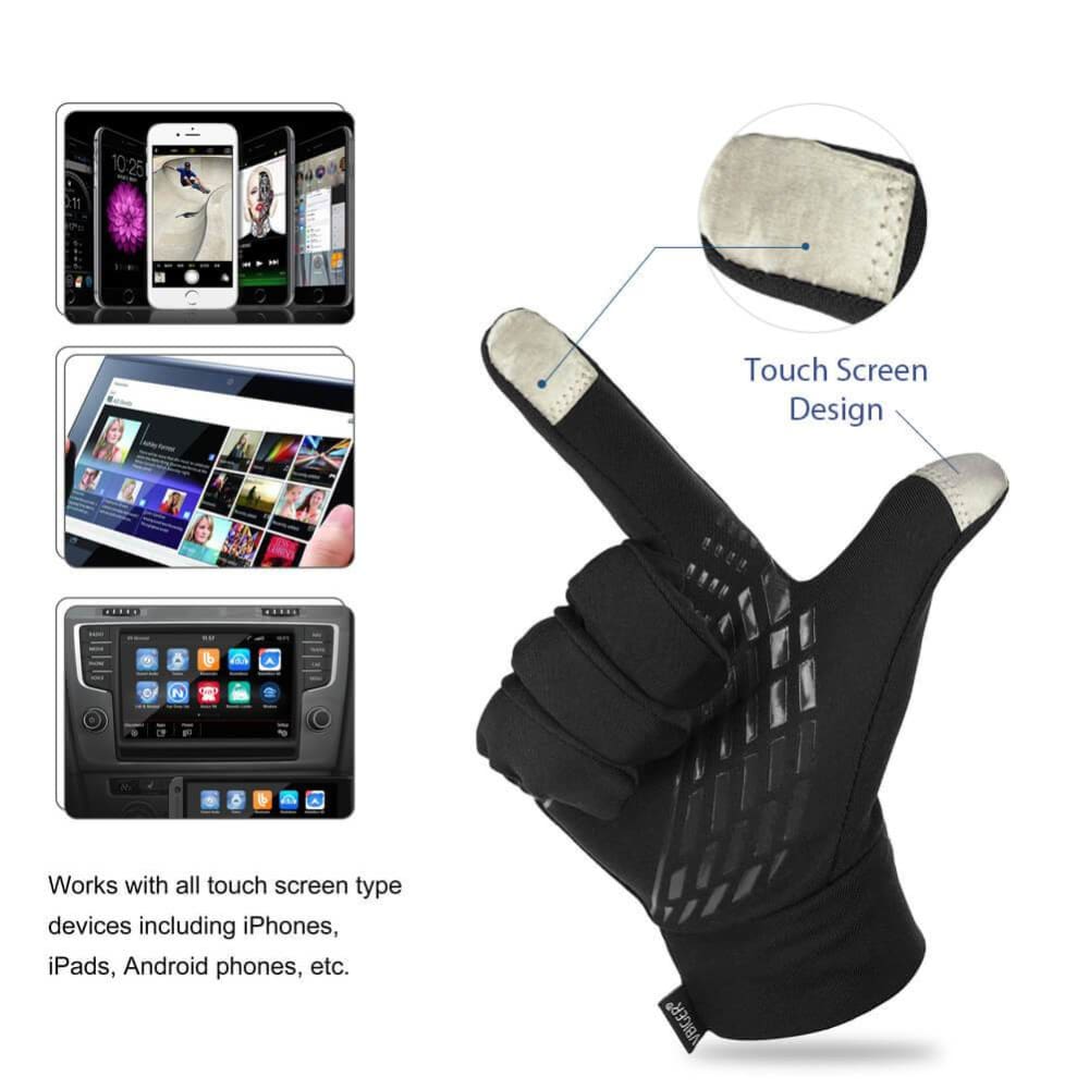 Vbiger Winter Warm Gloves Professional Touch Screen Gloves Winter Sport Gloves for Men and Women - Gloves