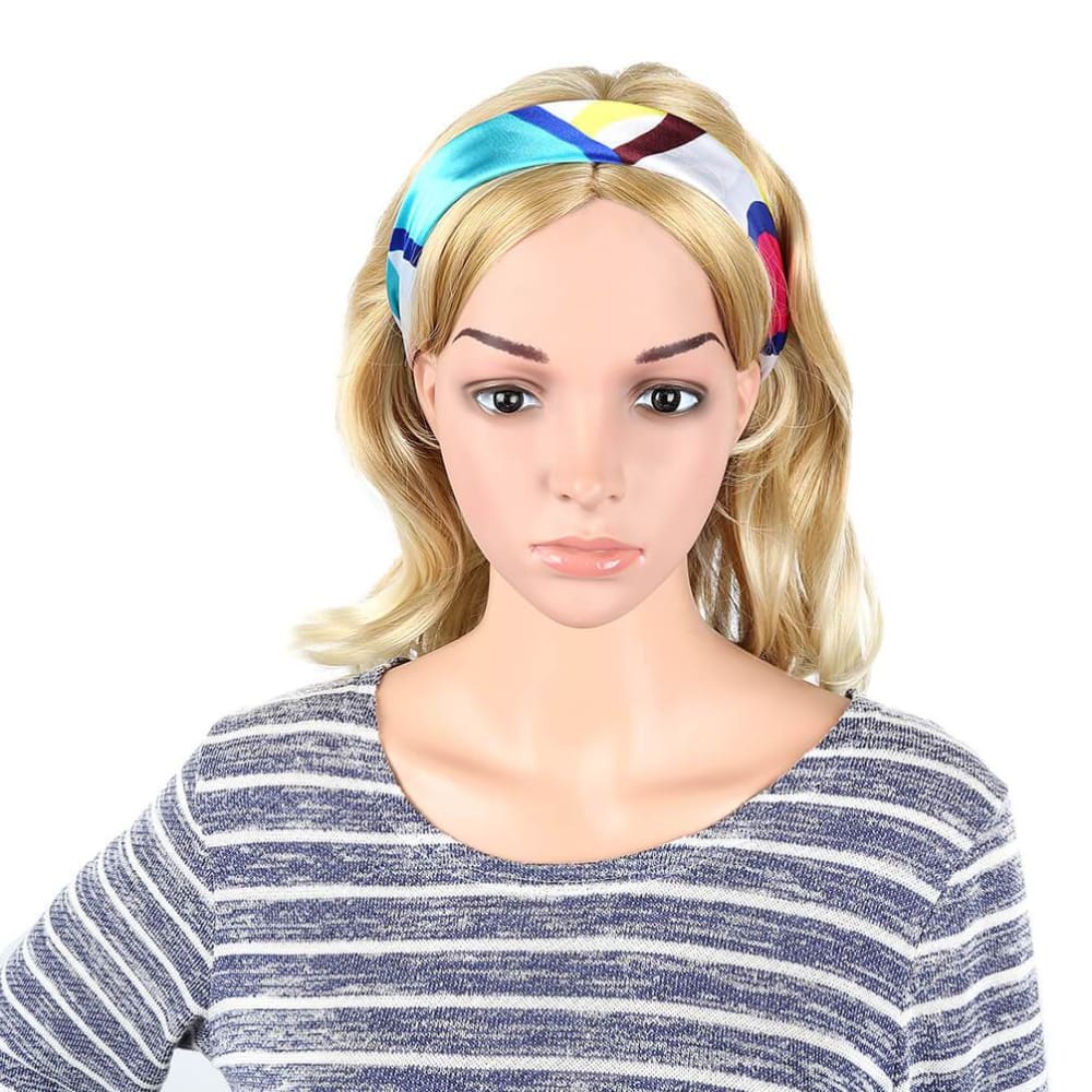 Vbiger Women Satin Scarf Fashionable Square Scarf Decorative Shawl Wrap Flower Printing Pattern Set of 12 - Scarf