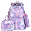 Vbiger School Backpack Purple Cute Kids Backpacks Bookbag for Primary and Middle School Students