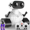 RC Robot Toy Rechargeable Remote Control Emo Gift Electronic Intelligent Walking Dancing Smart Robot Educational Toys with Music and LED Eyes for Kids