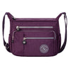 Vbiger Women's Waterproof Nylon Crossbody Bag, Purple