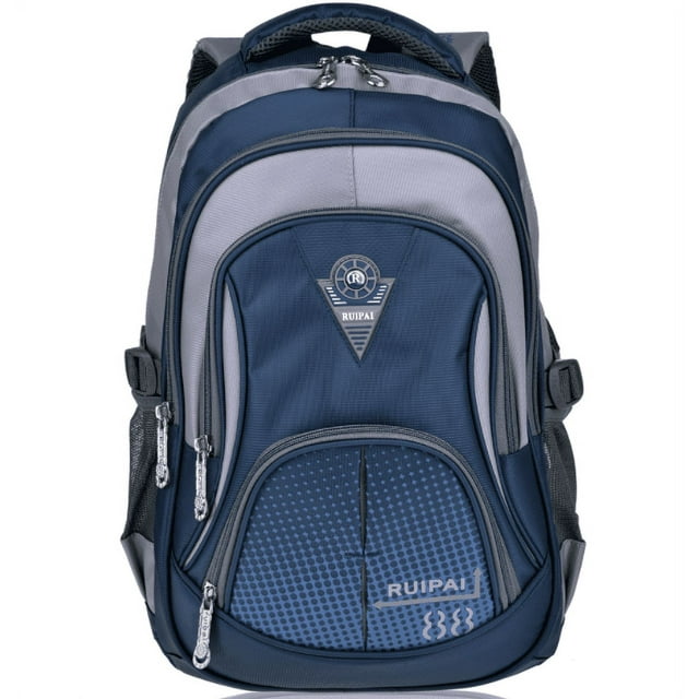 Vbiger School Backpack for Boys Fashionable School Bag for School Students Bags for Students Between 7-16 Years Old- Blue