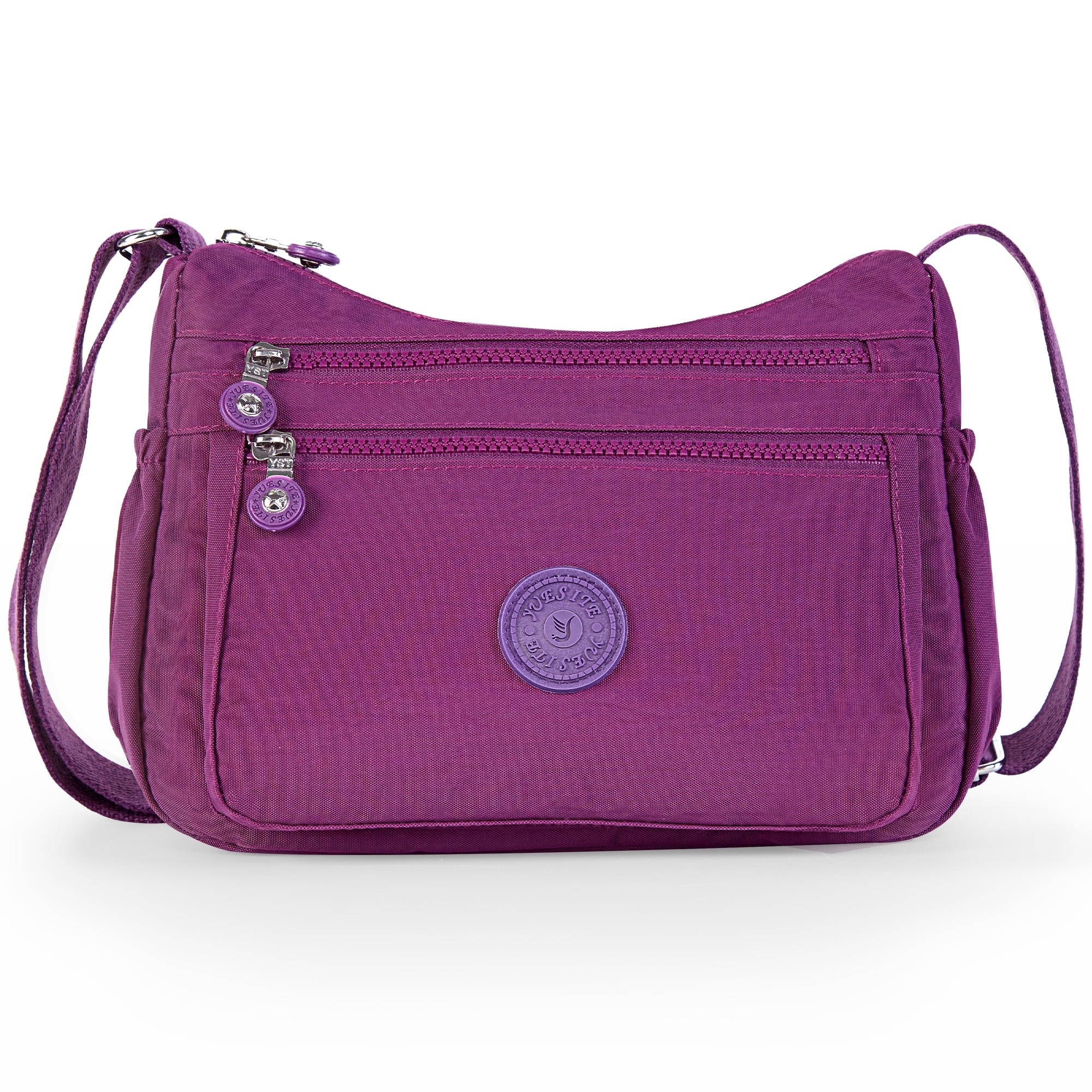 Vbiger Purses and Handbags for Women Waterproof Crossbody Bag Multiple Pockets Casual Shoulder Bags, Purple