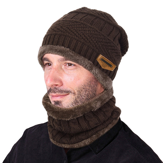 VBIGER Winter Beanie Hat Scarf Set Warm Knit Hat Thick Knit Skull Cap For Men Women