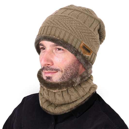 VBIGER Winter Beanie Hat Scarf Set Warm Knit Hat Thick Knit Skull Cap For Men Women