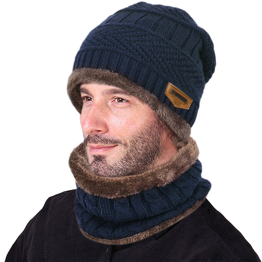 VBIGER Winter Beanie Hat Scarf Set Warm Knit Hat Thick Knit Skull Cap For Men Women