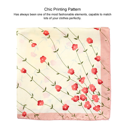 12pcs Women Small Square Satin Scarf Mixed Neck Head Scarf Set 19.7 x 19.7 inches