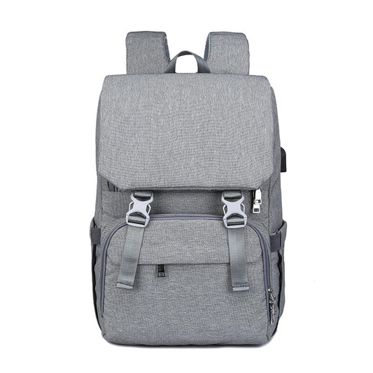 Vbiger USB Diaper Bag Large-capacity Backpack Travel Bag 