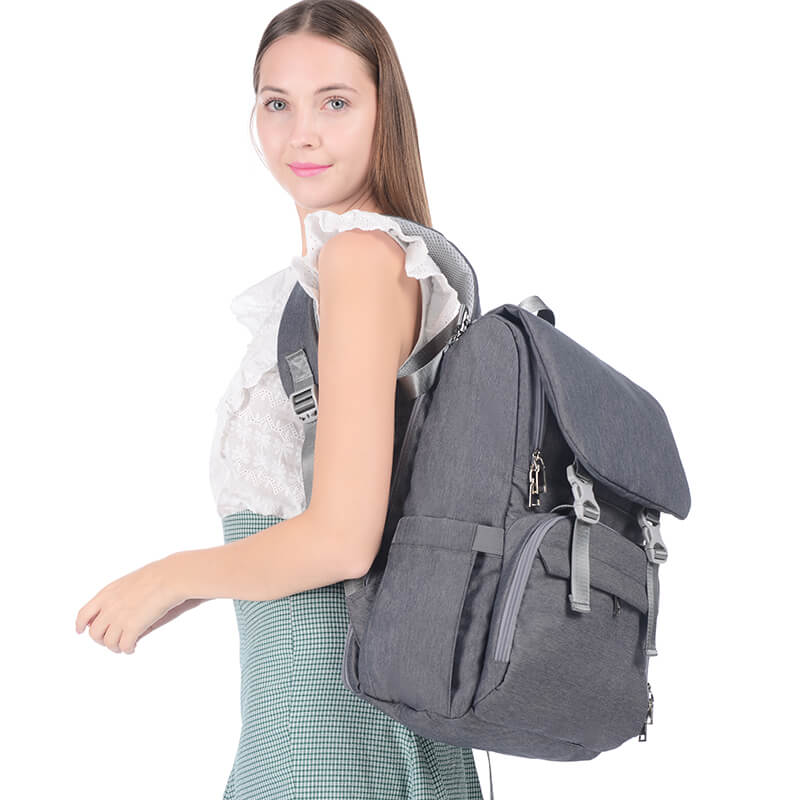 Vbiger USB Diaper Bag Large-capacity Backpack Travel Bag 