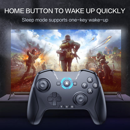 Wireless Gamepad PC Gaming Controller Joysticks for PC Windows 7/8/10/11 /PS3/Android Phone Tablet/ Smart TV/TV Box, Black