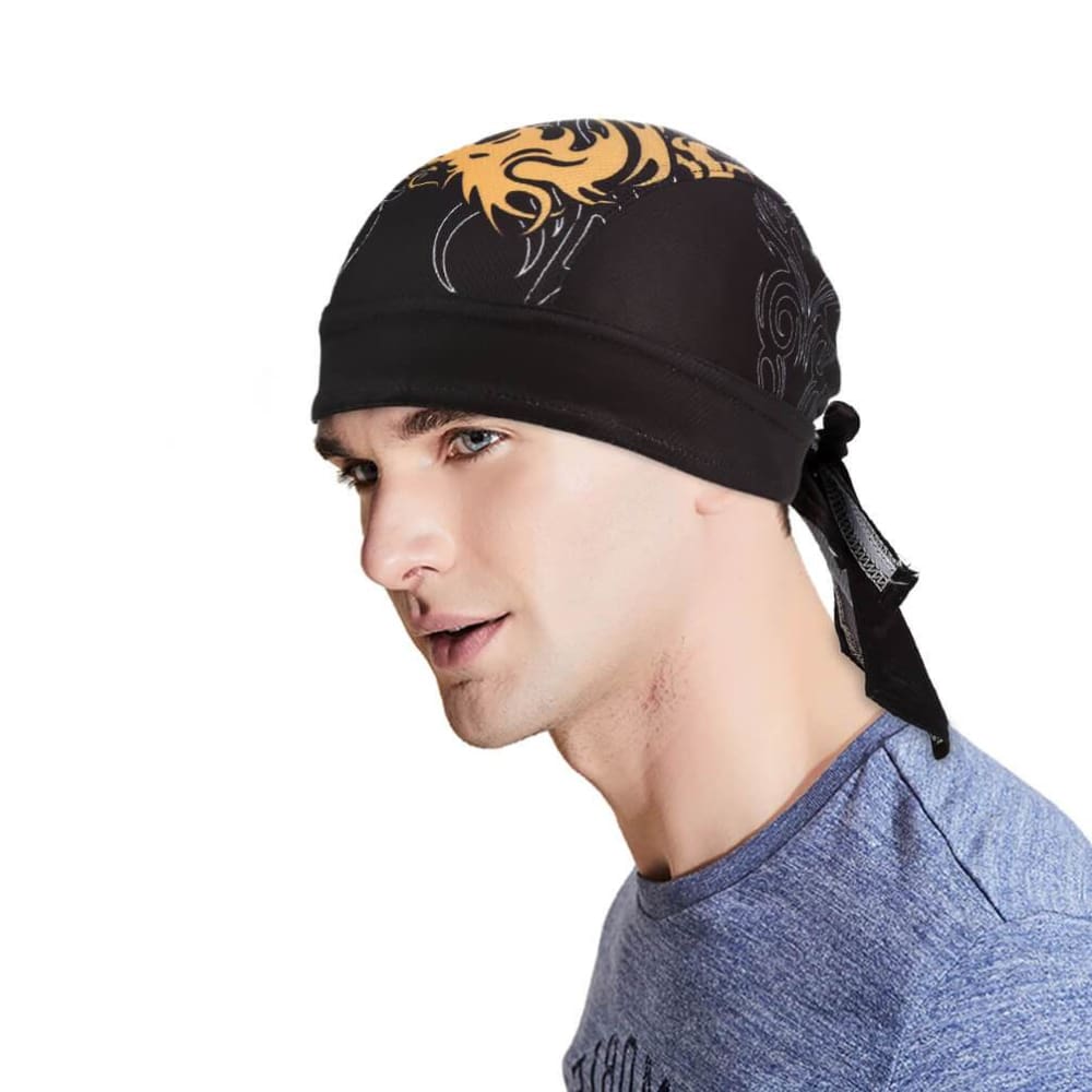 Vbiger Men Women Sports Skull Cap Lightweight Bandana Headwrap Quick-dry Riding Beanie Hat Chic Cycling Cap Portable Running Beanie with