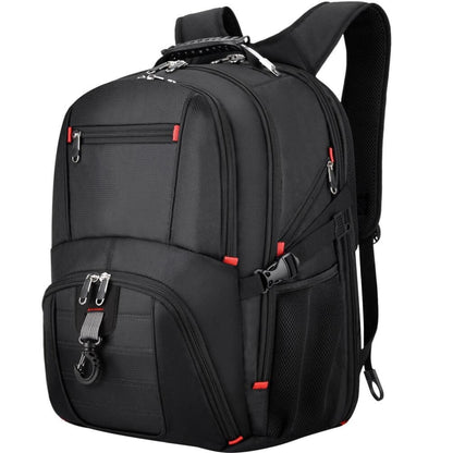 Vbiger Unisex Business Daypack with USB Charging Port and Earphone Hole Fits 17.3 Laptop - Backpacks