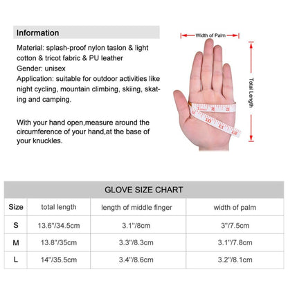 Vbiger Unisex Ski Gloves Warm Winter Gloves Thick Sports Mitten Cold Weather Gloves Touch Screen Gloves with Adjustable Buckle and Elastic